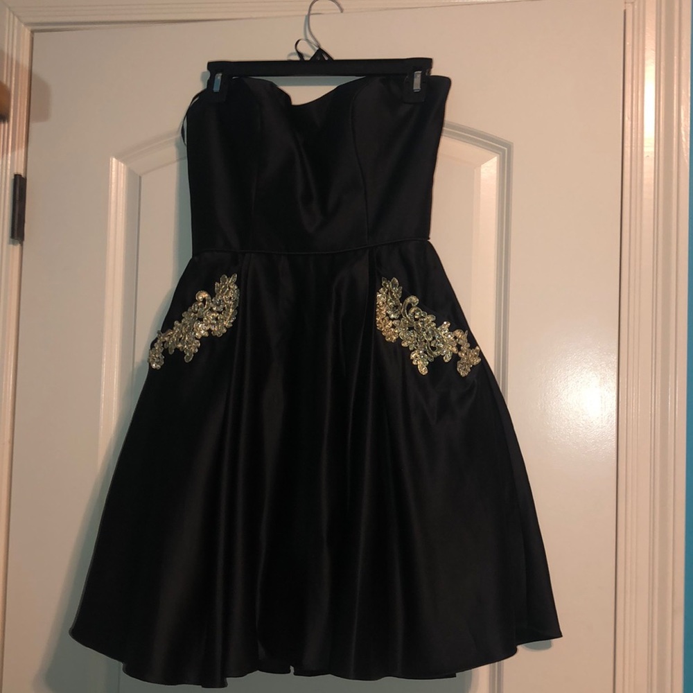 Black Blondie Nites homecoming dress